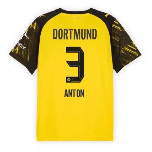 Borussia Dortmund Waldemar Anton #3 Jalkapallovaatteet Kotipaita 2025-26 Lyhythihainen